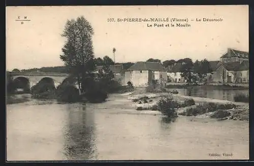 AK St-Pierre-de-Maillé, Le Déversoir, Le Pont et le Moulin