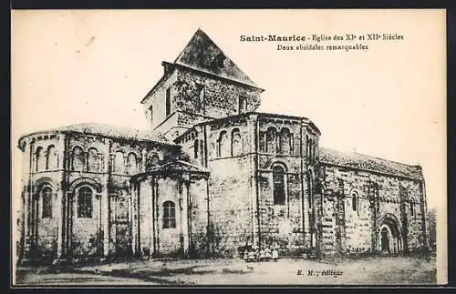 AK Saint-Maurice, Eglise des XIe et XIIe Siécles, Deux absidales remarquables