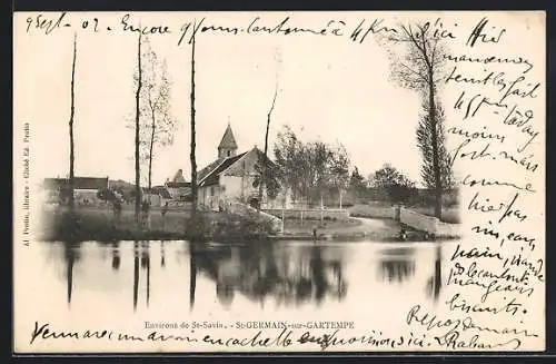 AK St-Germain-sur-Gartempe, Panorama