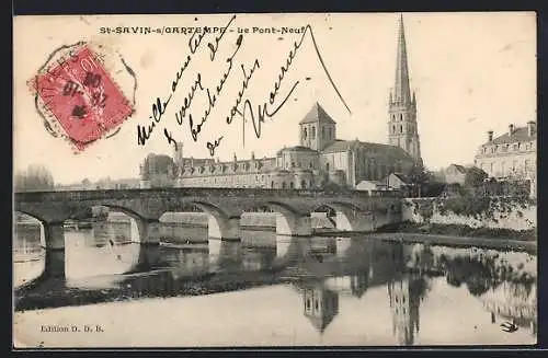 AK St-Savin-sur-Gartempe, Le Pont Neuf