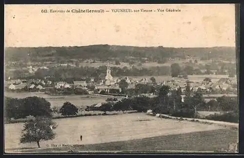 AK Vouneuil-sur-Virenne, Vue Générale