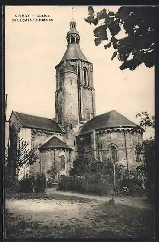 AK Civray, Abside de l`Eglise St-Nicolas