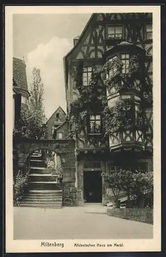 AK Miltenberg, Altdeutsches Haus am Markt