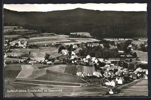 AK Friedenfels im Steinwald, Fliegeraufnahme des Ortes