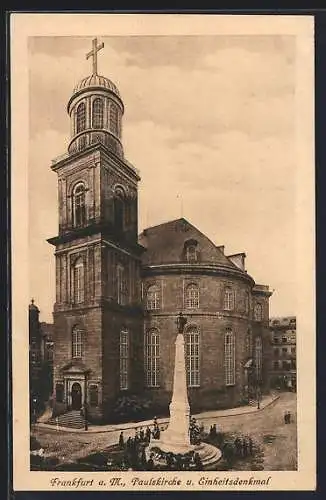 AK Alt-Frankfurt, Paulskirche und Einheitsdenkmal