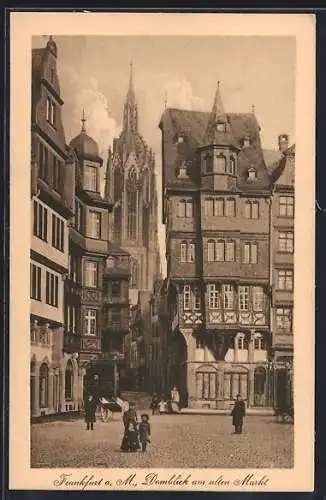 AK Alt-Frankfurt, Domblick am alten Markt