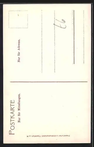 AK Frankfurt-Sachsenhausen, Schweizerhaus, Gesellschaftshaus des Palmengartens