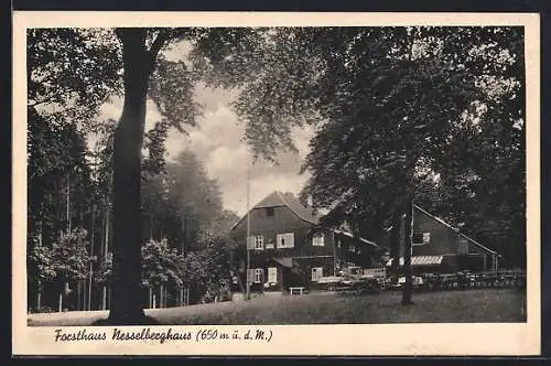 AK Tambach-Dietharz i. Thür., Forst- und Gasthaus Nesselberghaus