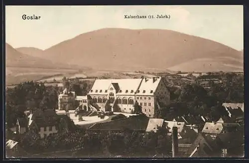 AK Goslar, Blick auf das Kaiserhaus