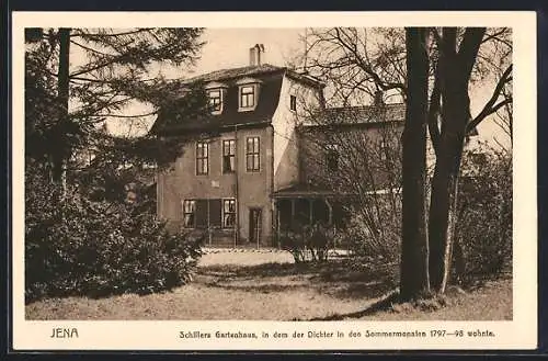 AK Jena, Schillers Gartenhaus