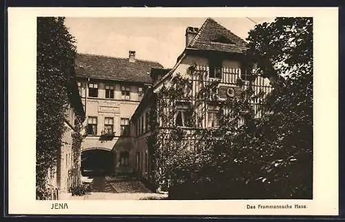 AK Jena, Das Frommannsche Haus am Fürstengraben