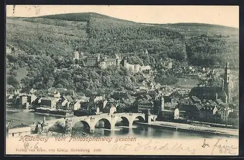 AK Heidelberg, Aussicht vom Philosophenweg