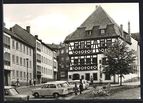 AK Eisenach, Lutherhaus, Cotta`sches Haus in dem Luther als Lateinschüler und Kurrendessänger wohnte