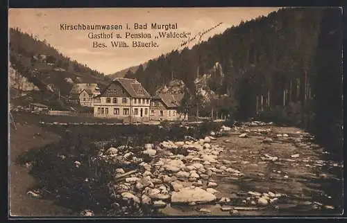 AK Kirschbaumwasen i. Bad Murgtal, Gasthof und Pension Waldeck