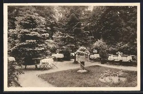 AK Bremen, Gasthof Klein-Thüringen von Fritz Meyer Kastendiek, Garten