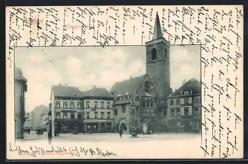 AK Erfurt, Blick auf den Wenige-Markt