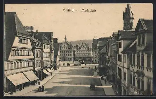 AK Gmünd, Blick über den Marktplatz