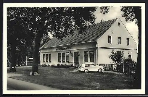 AK Delmenhorst, Schützenhaus Tell, Bes. Benno Logemann, Stedingerstrasse 233, Aussenansicht