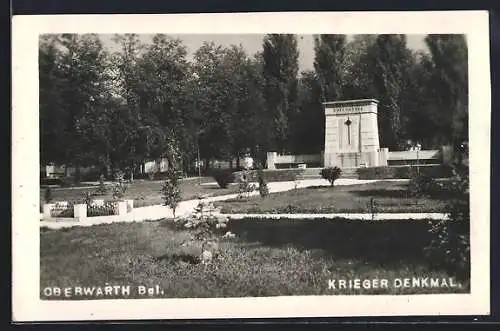 AK Oberwart /Bgl., Krieger-Denkmal