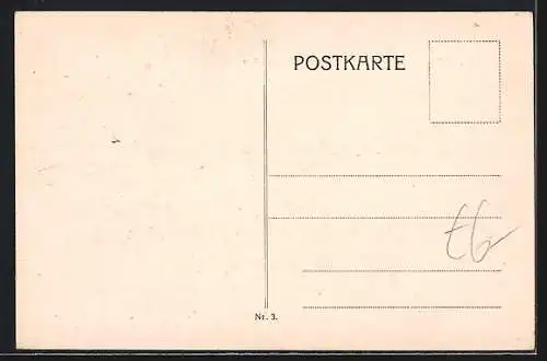 AK Würzburg, Zellerstrasse mit Dreikronenplatz