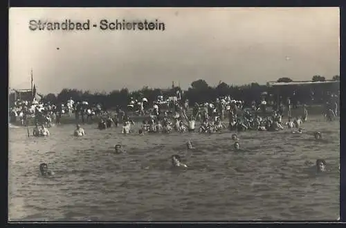 AK Schierstein, Besucher im Strandbad