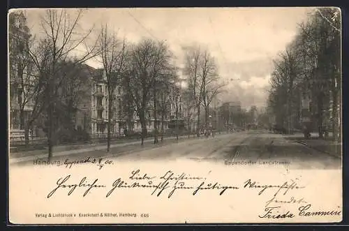 AK Hamburg, Blick in die Eppendorfer Landstrasse