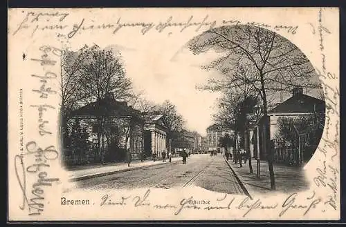 AK Bremen, Strasse am Ostertor