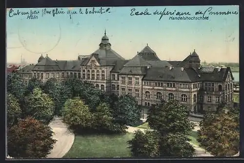 AK Köln-Neustadt, Blick auf die Handelshochschule