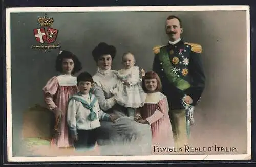 AK Famiglia Reale d`Italia