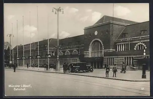 AK Münster i. W., Bahnhof