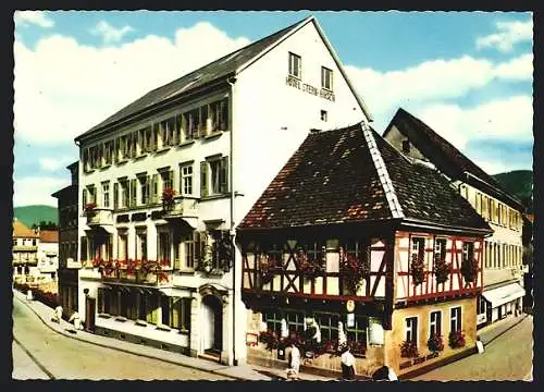 AK Gernsbach im Murgtal, Das Hotel Stern-Hirsch