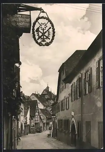 AK Gernsbach im Murgtal, Amtsstrasse um 1930, Schlosserei Jos. Kirner