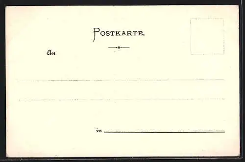 Künstler-Lithographie P. Schmohl: Andernach, Strandansicht