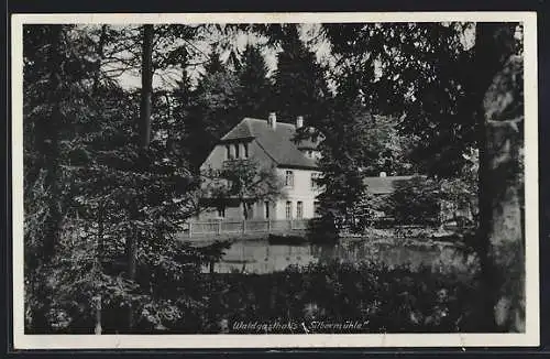 AK Leopoldstal, Waldgasthaus Silbermühle