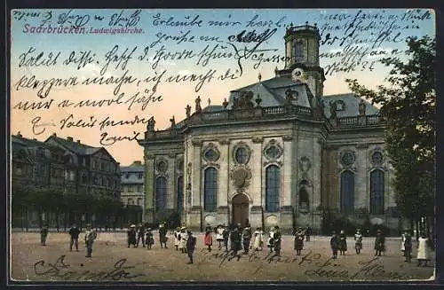 AK Saarbrücken, Passaneten an der Ludwigskirche