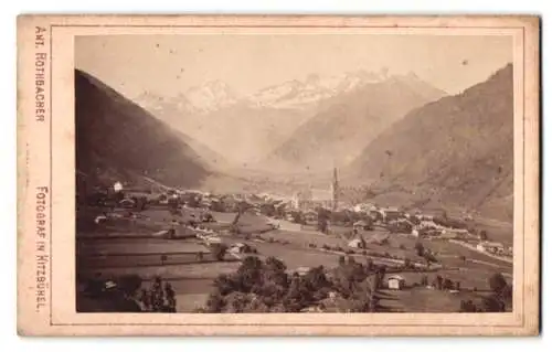 Fotografie Ant. Rothbacher, Kitzbühel, Ansicht Rauris, Blick nach dem Ort mit Alpenpanorama