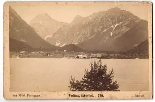 Fotografie Ant. Gratl, Innsbruck, Ansicht Pertisau, Blick nach dem Ort im Aichenthal mit Bergpanorama