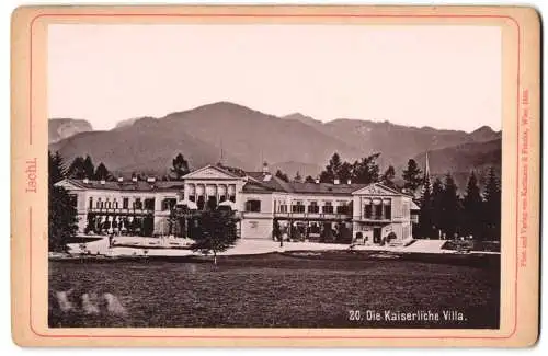 Fotografie Karlmann & Franke, Wien, Ansicht Ischl, Blick auf die Kaiserliche Villa