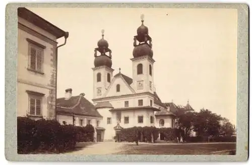 Fotografie unbekannter Fotograf, Ansicht Passau, Blick auf die Wallfahrtskirche Kloster Mariahilf