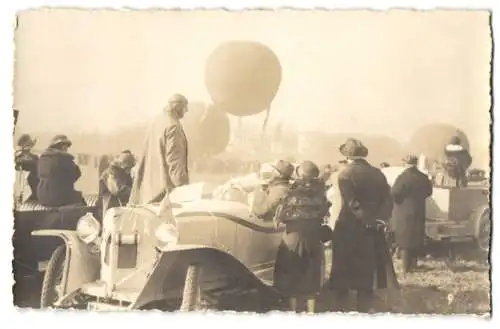 10 Fotografien Ansicht München, Ballon Tage auf der Theresienwiese 1921, Auto NSU, Motorrad