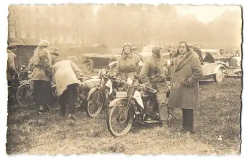 10 Fotografien Ansicht München, Ballon Tage auf der Theresienwiese 1921, Auto NSU, Motorrad