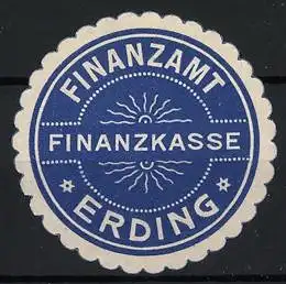 Reklamemarke Erding, Finanzamt, Finanzkasse