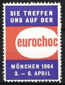 Reklamemarke München, Ausstellung Eurochoc 1964, Logo Eurochoc