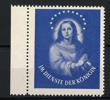 Reklamemarke Im Dienste der Königin, Madonna mit Sternenkranz