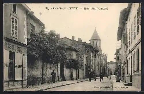 AK Aixe-sur-Vienne, Rue Sadi-Carnot