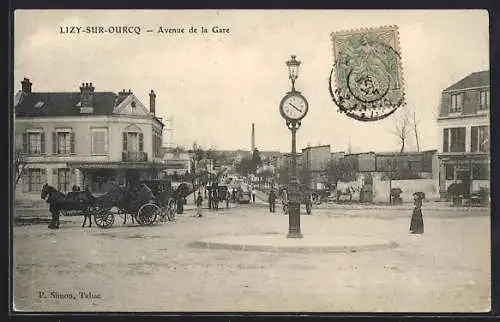 AK Lizy-sur-Ourcq, Avenue de la Gare