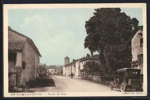 AK Ste-Cécile-la-Valouze, Entrée du Pays