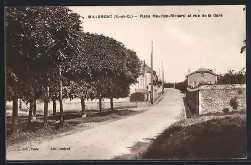 AK Millemont, Place Maurice-Richard et Rue de la Gare