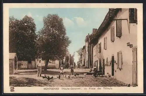 AK Montgeard, Place des Tilleuls