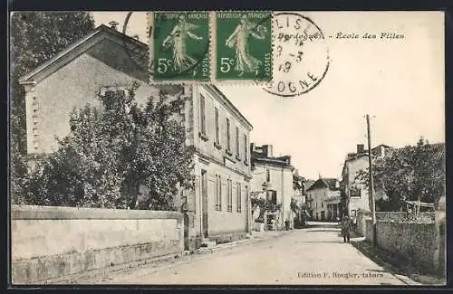 AK Lisle /Dordogne, École des Filles